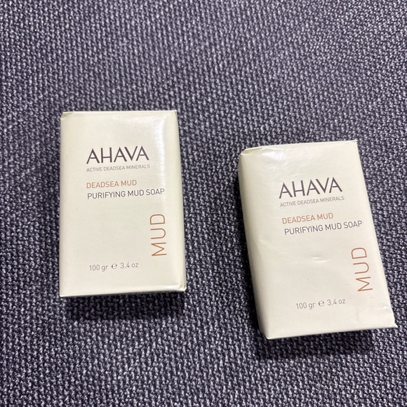 AHAVA Deadsea Mud Purifying Mud Soap Duo - Two 3.4 oz bars - Picture 2 of 8